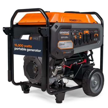 Generac 19300/15500-Watt Gas Portable Generator With Electric Start –gp15500e