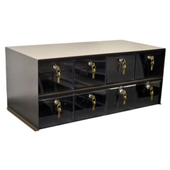 Image for Omnimed Adapticab Storage Solution 8 Lrg Acrylic Drawer W/Lock Woodgrain Cabinet from HD Supply