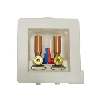 LSP Firestop™ Washing Machine One Stop Box™ 1/2" Male Copper Sweat X 3/4" Ght