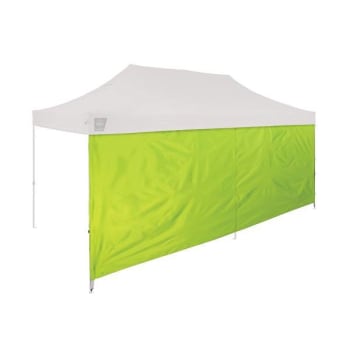 Image for Ergodyne 6097 Lime Pop-Up Tent Sidewall 10ftx20ft Tent from HD Supply