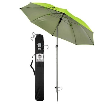 Image for Ergodyne 6100 Lime Lightweight Work Umbrella from HD Supply