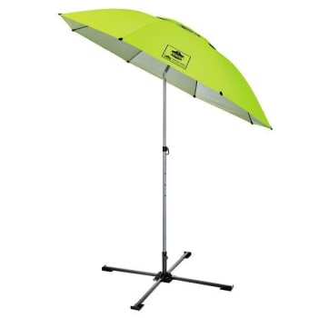 Image for Ergodyne 6199 Lime Lightweight Work Umbrella Stand Kit from HD Supply