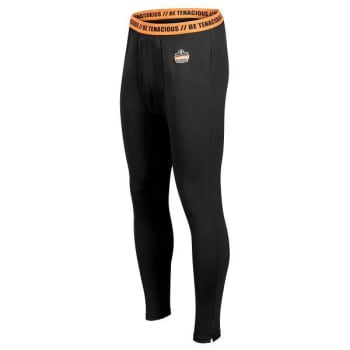 Ergodyne 6481 XL Black Lightweight Base Layer Pants