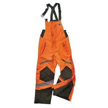 Image for Ergodyne 8928 5xl Orange Class E Hi-Vis Insulated Bibs from HD Supply