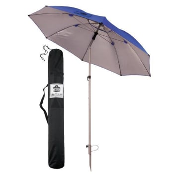 Ergodyne 6100 Blue Lightweight Work Umbrella