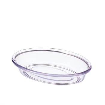 Image for Hapco Lacquerware Oval Soap Dish Clear Package Of 24 from HD Supply