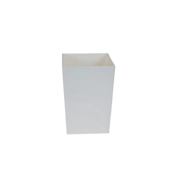 Hapco Oasis Spa Collection 8q Rectangular Wastebasket White Package Of 12