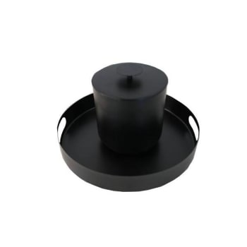 Image for Hapco Stainless Steel 3q Double Metal Wall Ice Bucket Black Knob Package Of 6 from HD Supply