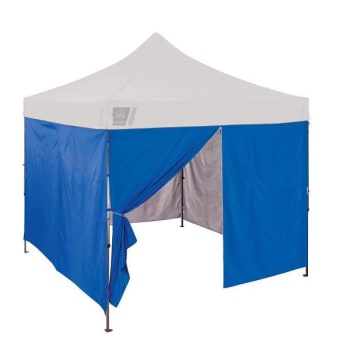 Ergodyne 6054 Blue Pop-Up Tent Sidewall Kit 10ft X 10ft Tent