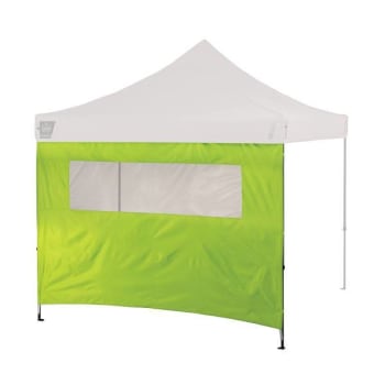 Ergodyne 6092 Lime Pop-Up Tent Sidewall Mesh Window 10ft X 10ft Tent