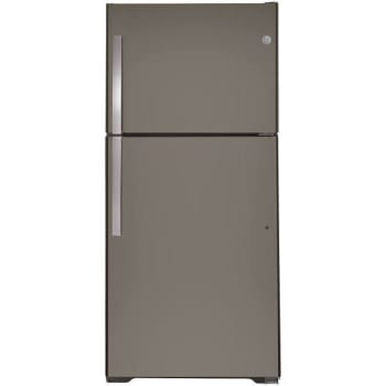 Image for GE 21.9 Cubic Feet Garage Ready Top-Freezer Refrigerator, Slate from HD Supply