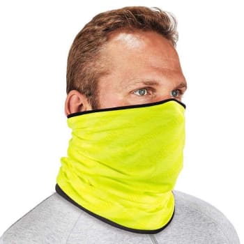 Ergodyne 6491 Lime Reversible Thermal Multi-Band - Fleece Poly