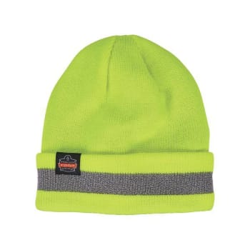 Ergodyne 6803 One Size Lime Reflective Winter Hat