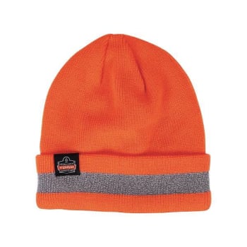 Ergodyne 6803 One Size Orange Reflective Winter Hat