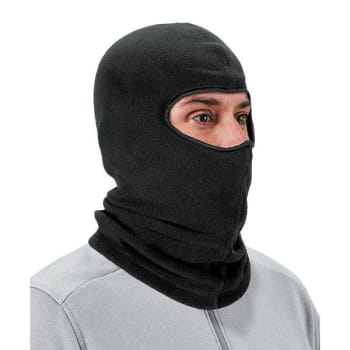 Ergodyne 6821-Eco Black Recycled Balaclava Face Mask