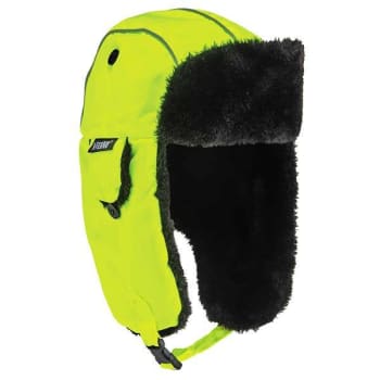 Image for Ergodyne 6802 L/XL Lime Classic Trapper Hat from HD Supply