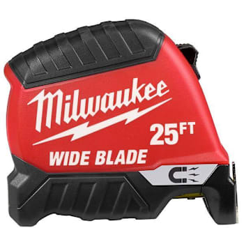 Image for Milwaukee Wide Blade Magnetic Tape Measure, 25 Ft from HD Supply