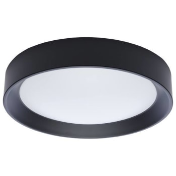 Image for SATCO Selene 13" LED Fixture, Flush Mount, Dimmable, CCT Selectable, Black from HD Supply