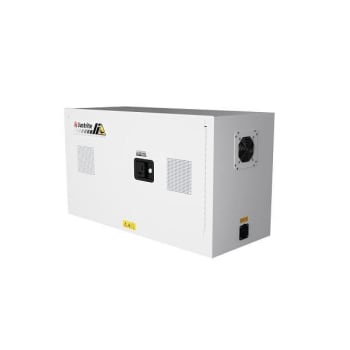 Justrite® Lithium-Ion Battery Charging Cabinet For 8 Receptacles, 4kwh Tecr Capacity, Gray