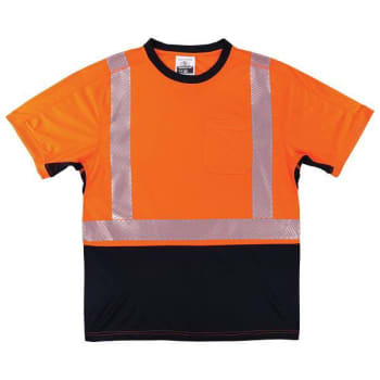 Ergodyne 8283bk XL Orange Class 2 Performance T-Shirt Lightweight