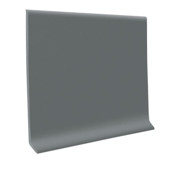 Image for Roppe 4 In X .080 In X 48 In Dark Gray Vinyl Wall Cove Base from HD Supply