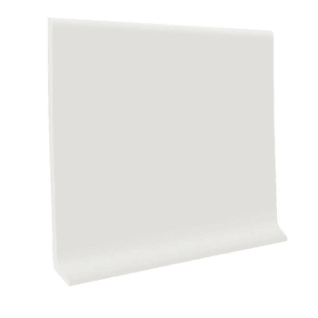 Roppe 4 In X .080 In X 48 In White Vinyl Wall Cove Base