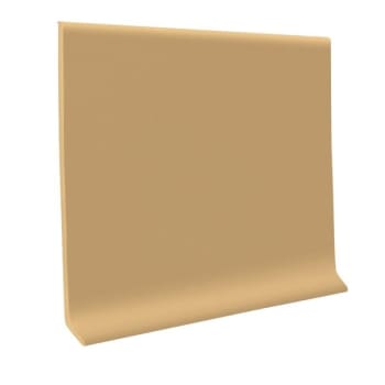 Image for Roppe 4 In X .080 In X 48 In Flax Vinyl Wall Cove Base from HD Supply