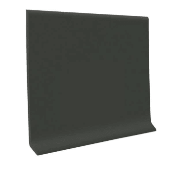 Image for Roppe 4.5 In X .125 In X 48 In Black Brown Rubber Wall Cove Base from HD Supply