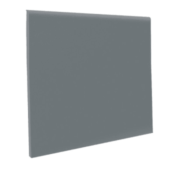Image for Roppe 4 In X .125 In X 120 Ft Dark Gray Rubber No Toe Wall Base Coil from HD Supply
