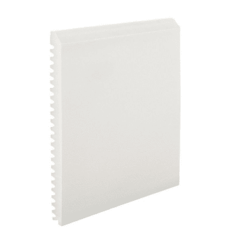Image for Roppe 3 In X .375 In X 8 Ft White Pinnacle Rubber Architectural Wall Base from HD Supply