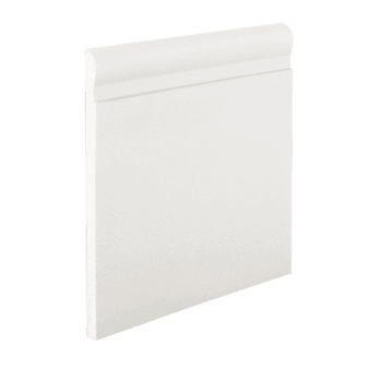 Roppe 4.25 In X .25 In X 60 Ft White Pinn. Rub. Architectural Wall Base Coil