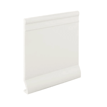 Image for Roppe Pinnacle Plus #90 Architectural Rubber Wall Base 4 In X .125 In X 60 Ft White, Coil from HD Supply