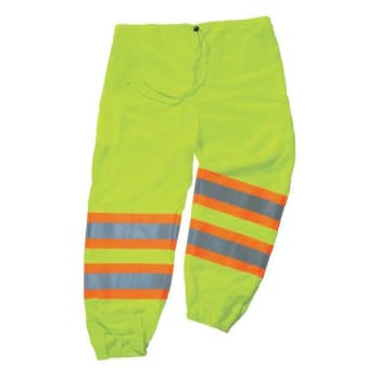 Ergodyne 8911 L/XL Lime Class E Two-Tone Pants