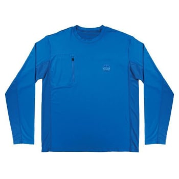 Ergodyne 6689 XL Blue Cooling Long Sleeve Sun Shirt With UV Protection