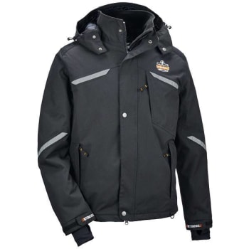 Image for Ergodyne 6466 4xl Black Thermal Jacket 500d Nylon Shell from HD Supply