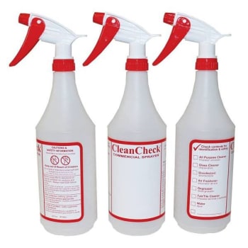 Tolco Clean Check 32 Oz. Bottle With Sprayer, Package Of 3