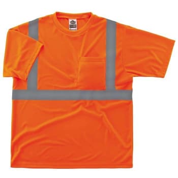 Image for Ergodyne 8289 S Orange Class 2 Hi-Vis T-Shirt from HD Supply