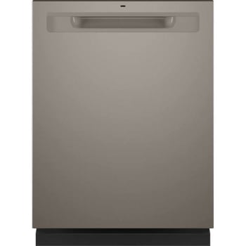 GE ENERGY STAR 24 In. Top Control SmartHQ Dishwasher With Plastic Interior, Sanitize Cycle, Dry Boost, Slate
