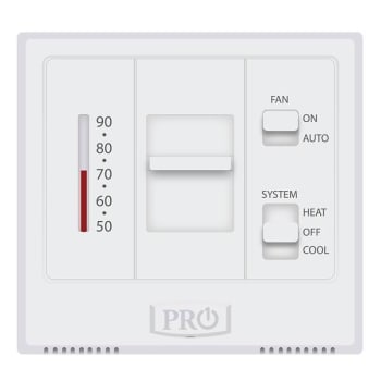 Image for Pro1 Mechanical Thermostat, Non-Programmable, Single Stage, 1 Heat, 1 Cool from HD Supply