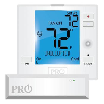 Image for Pro1 Digital Wireless PTAC Thermostat, Non-Programmable, Heat Pump/Conventional from HD Supply