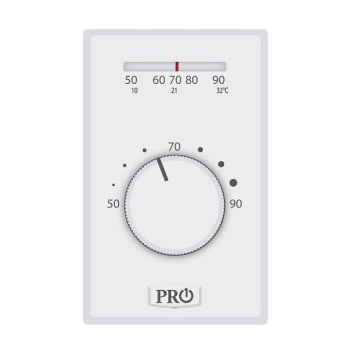 Image for Pro1 Line Voltage Thermostat, Non-Programmable, 2 Wire from HD Supply