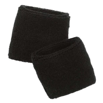 Image for Ergodyne 6500 Black Wrist Terry Cloth Sweatband Case Of 24 from HD Supply