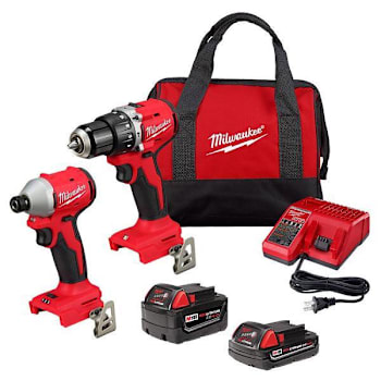 Image for Milwaukee M18™ Compact Brushless 2-Tool Combo Kit from HD Supply