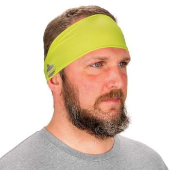 Ergodyne 6634 Lime Cooling Headband Performance Knit Case Of 6