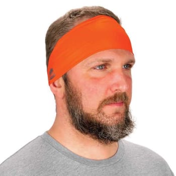 Image for Ergodyne 6634 Orange Cooling Headband Performance Knit Case Of 6 from HD Supply