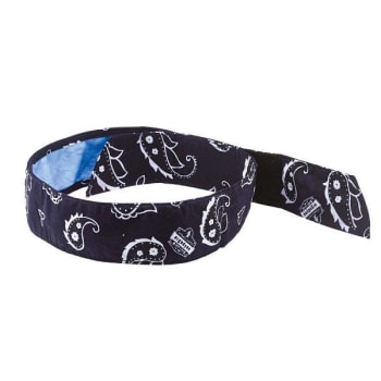 Ergodyne 6705ct Navy Western Cooling Bandana Headband Pva Hl Case Of 6