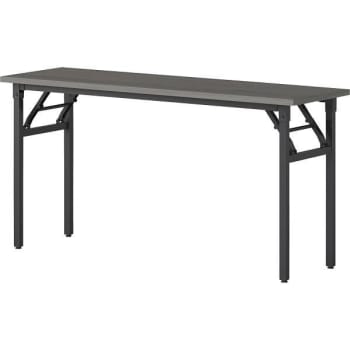 Image for Lorell Weathered Charcoal Folding Training Table from HD Supply