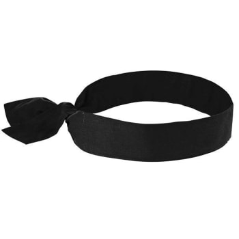 Image for Ergodyne 6700 Black Cooling Bandana Headband Polymer Tie Case Of 24 from HD Supply