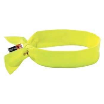Ergodyne 6700fr Lime Fr Cooling Bandana Headband Tie Case Of 6