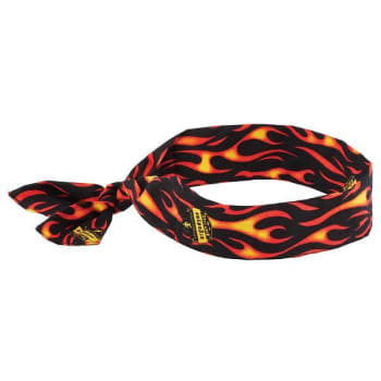 Image for Ergodyne 6700 Flames Cooling Bandana Headband Polymer Tie Case Of 24 from HD Supply